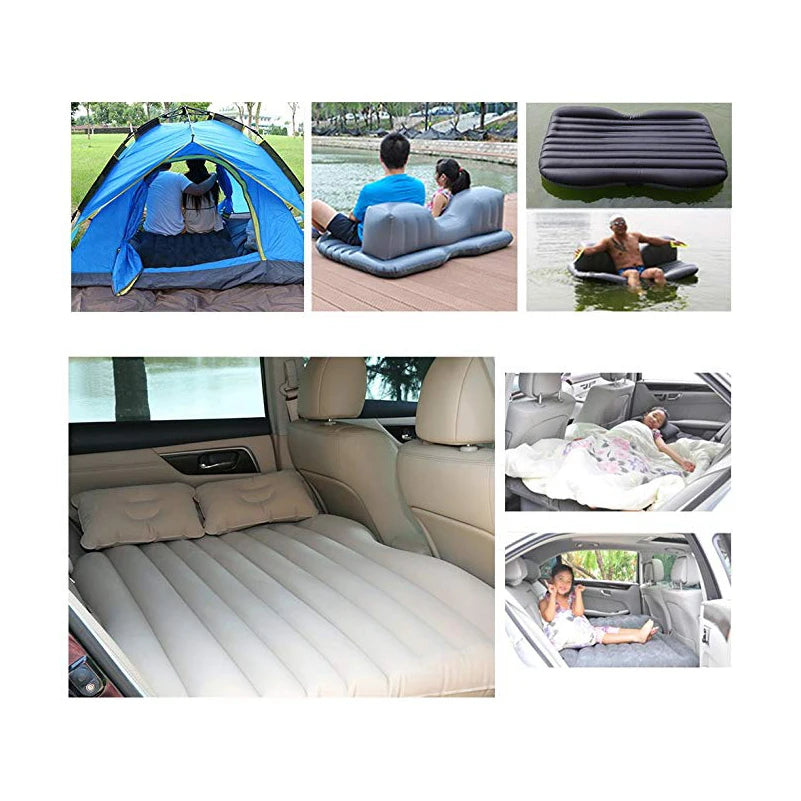 Air Inflatable Mattress for a Pillow Outdoor Camping Mat with Air Pump