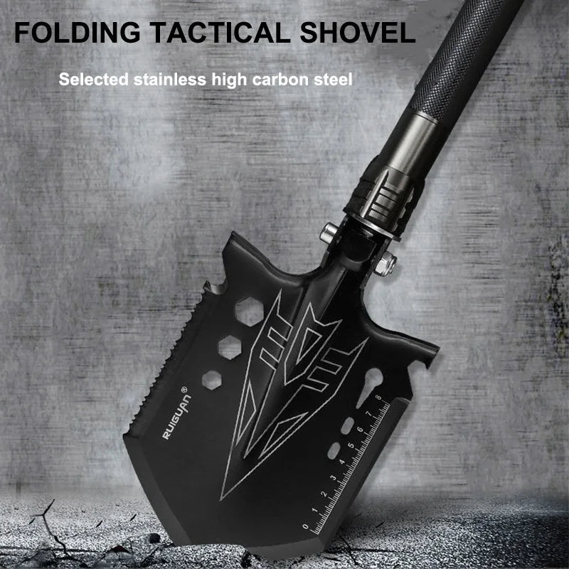 Shovel, Multifunctional, Folding, Self-defense Camping, Survival Equipment