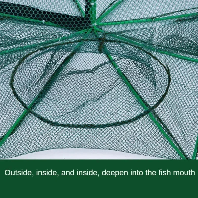 Fishing Net Mesh 8 Hole Hand Fishing Net Casting Nets Crayfish