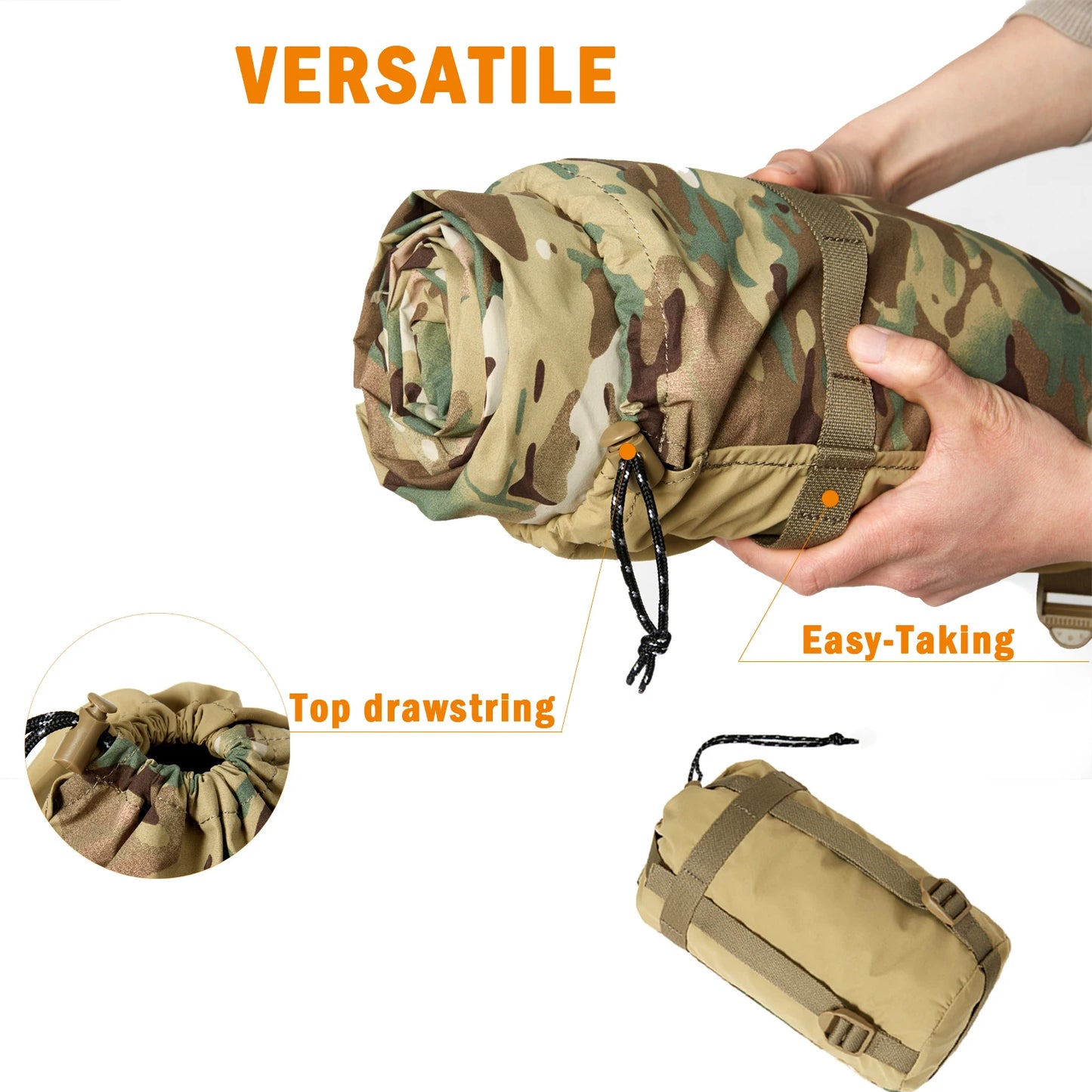 Bivy Cover Velvet Sack Outdoor, Waterproof Outer Shell Sleeping Bag