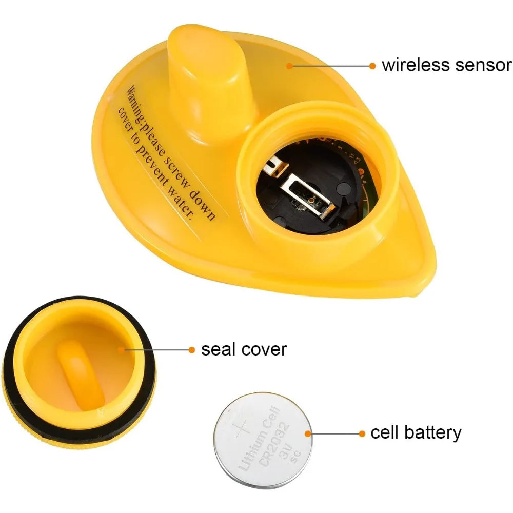 Portable Wireless Fish Finder, Castable Kayak Fish Depth Finder, Handheld Smart Sonar