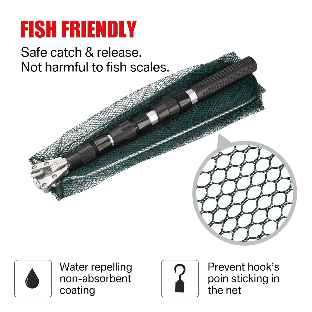 130CM Aluminum Alloy Fishing Tool, Landing Net Pole Casting