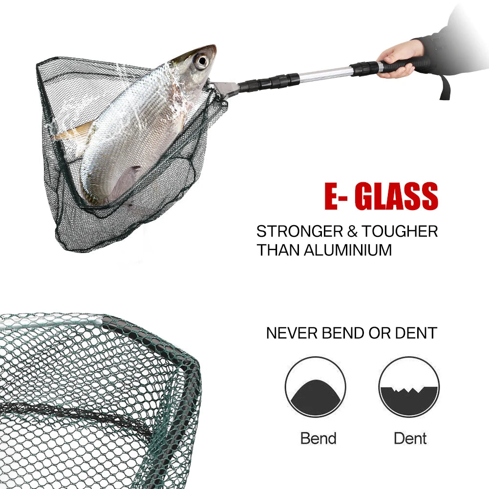 130CM Aluminum Alloy Fishing Tool, Landing Net Pole Casting