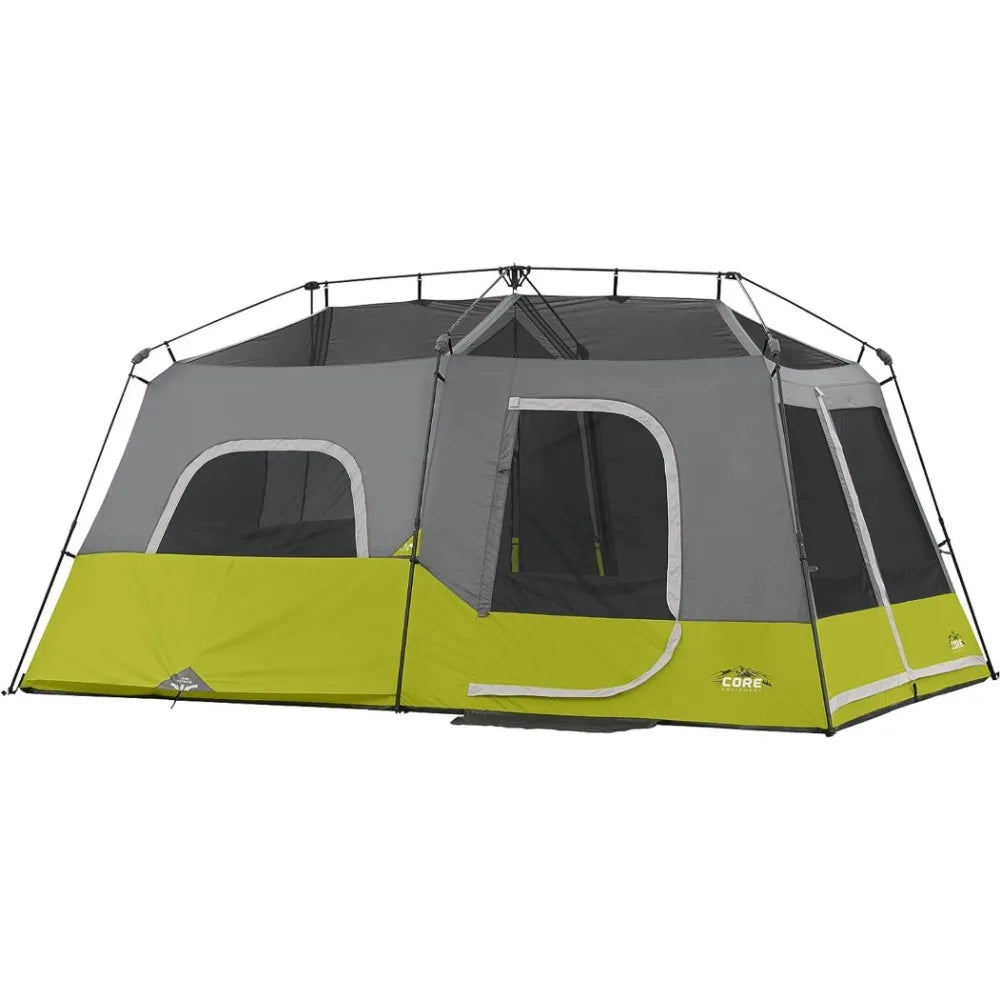 9 Person Instant Cabin Tent - 14' x 9', Green (40008)