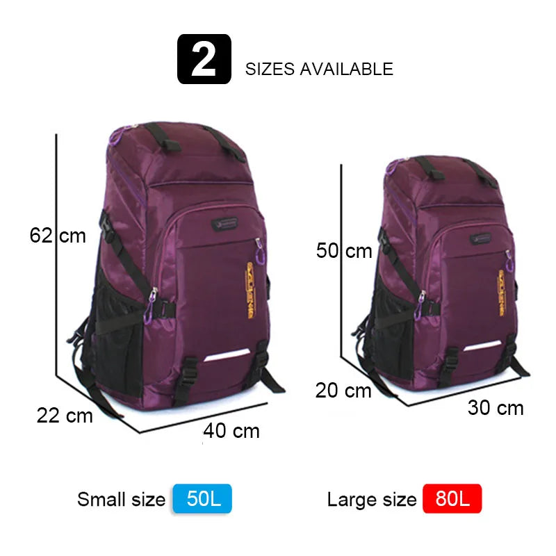 80L 50L Outdoor Backpack /Rucksack  Camping, Hiking