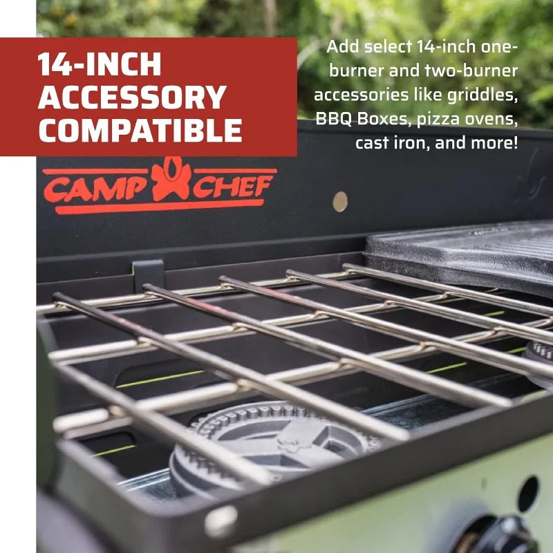 Camp Chef Expedition Two-Burner Stove - with Fry Griddle