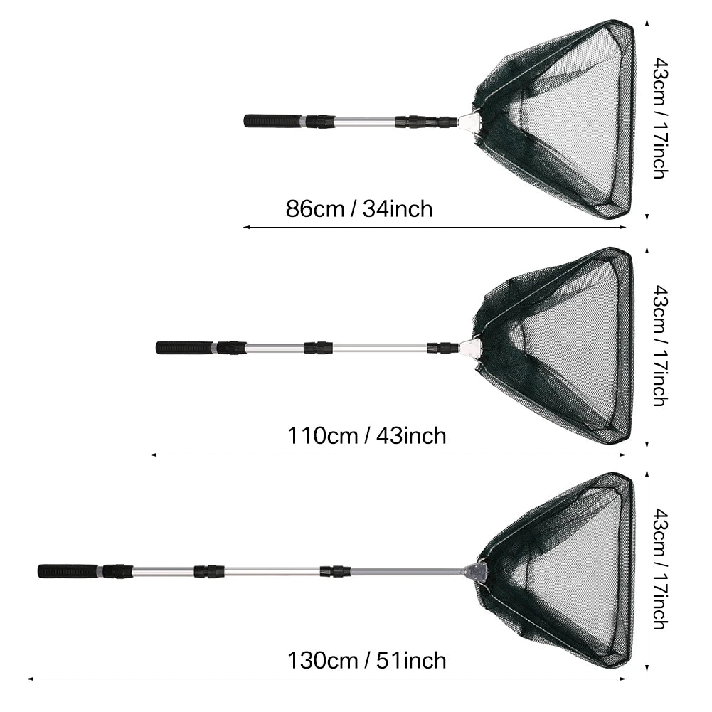 130CM Aluminum Alloy Fishing Tool, Landing Net Pole Casting